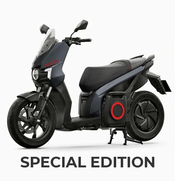 SEAT MÓ 50 Elektroroller, Dunkelgrau, Special Edition