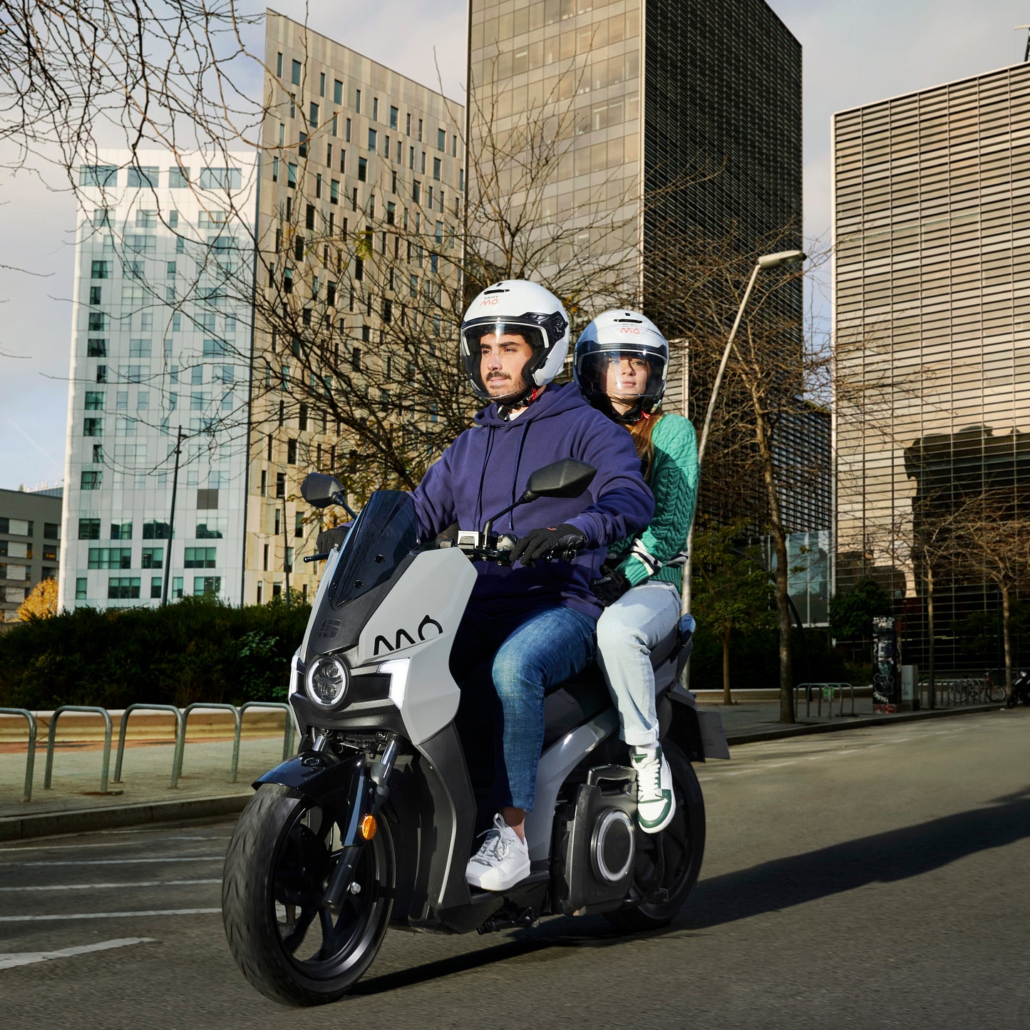 SEAT MÓ 50 Elektroroller, blau, Vorführfahrzeug