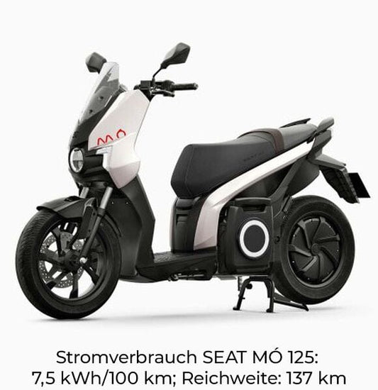 SEAT MÓ 125 Elektroroller weiß, Modelljahr 2023